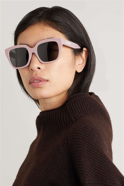 Oversized sunglasses in acetate 